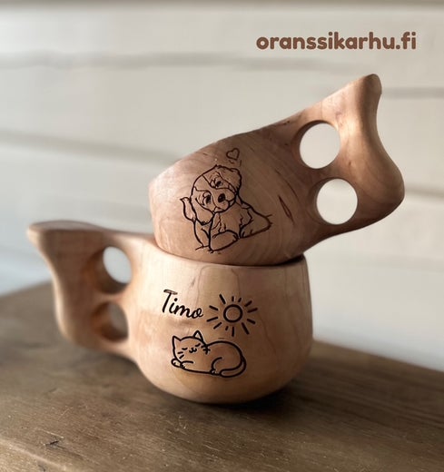 Erikoiskaiverrus, logo tai pitempi teksti